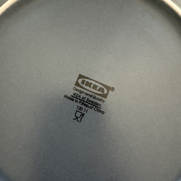 Set of 2 IKEA of Sweden Salad Plates 12011 MATTE Gray MCM Modern - Picture 6 of 9